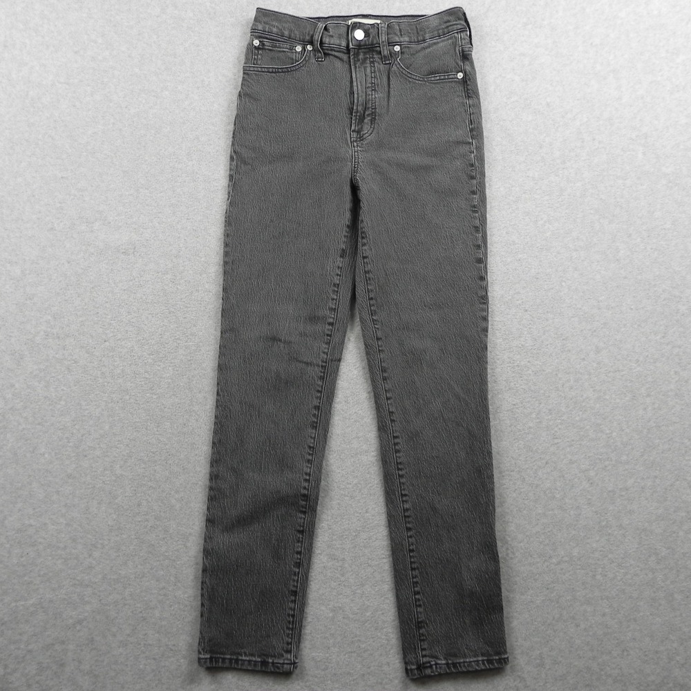 Madewell Jeans Womens 27T The Perfect Vintage 5-Pocket Stretch Flex Denim Gray‎